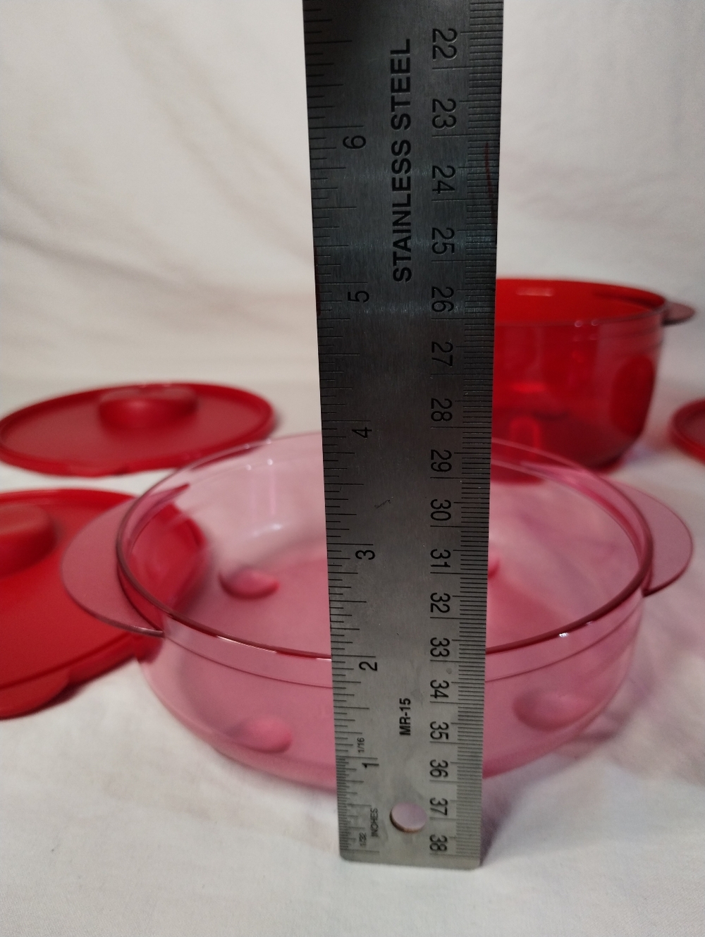 Tupperware Rock 'N Serve Containes - Set Of 3 NEW RETIRED STOCK - Picture 7 of 16